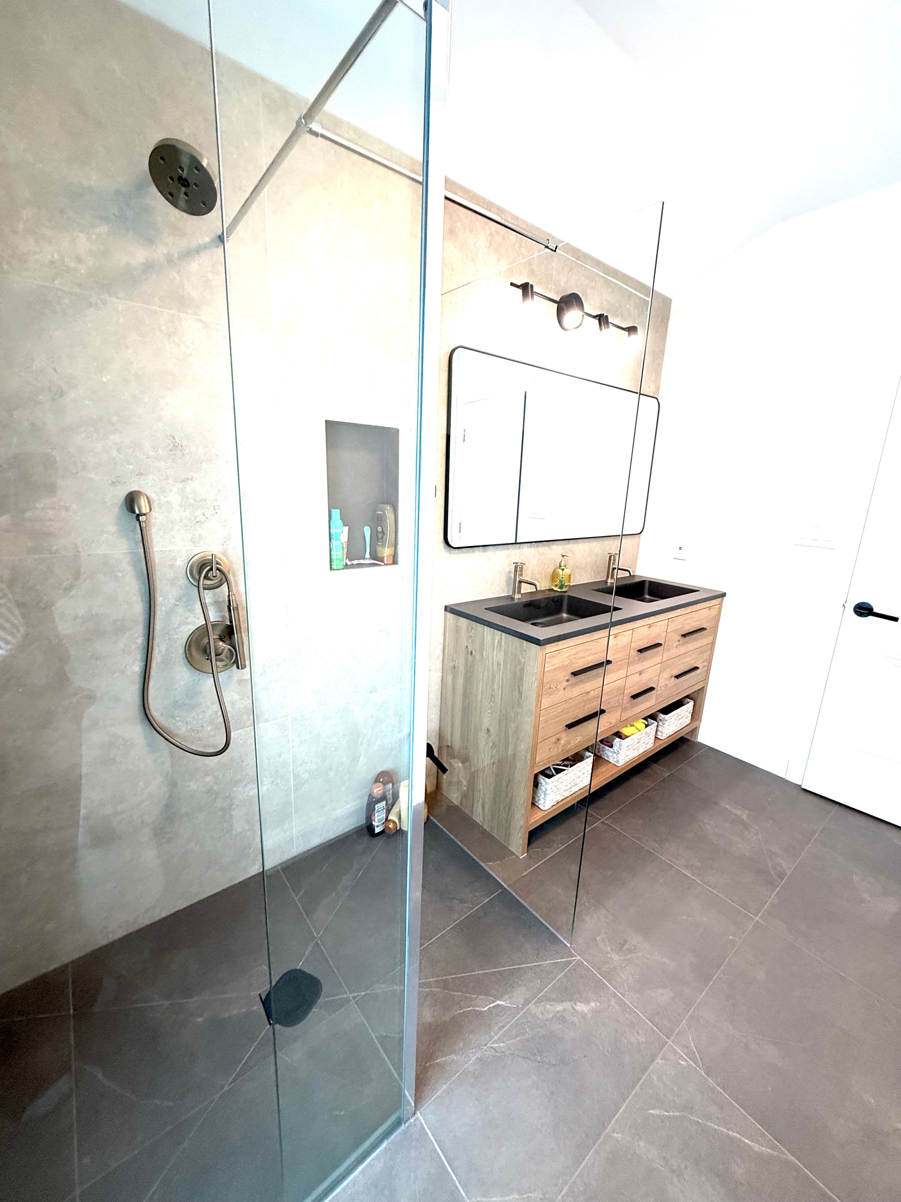 Curbless Shower Conversion